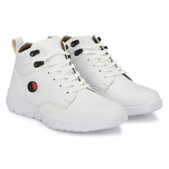 Fashionable White Casual Sneakers For Men