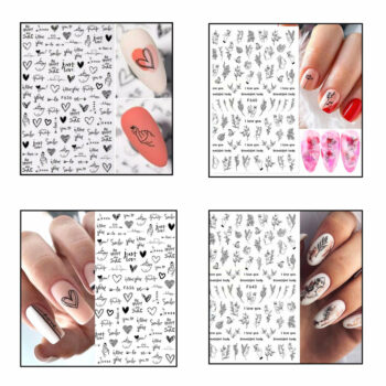 Flower Nail Sticker Decal Peacock Nail Art Supplies 12 Pcs Nail Art Stickers  Colorful Peacock Blue Purple Leaf Flower Design Wraps Holiday DIY Nail  Decoration Women Girls Birthday Gifts