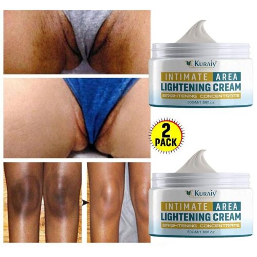 KURAIY Body Whitening Cream Intimate Area Pink Essence Underarm Knee 100gm (pack of 2)