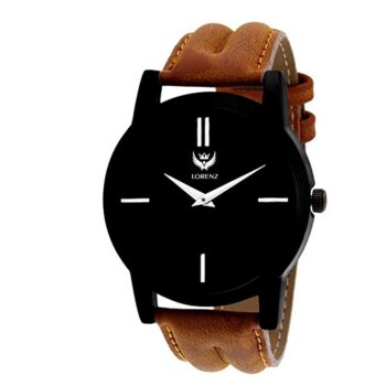 LORENZ Watch Black Dial Men's Analog Wrist Watch