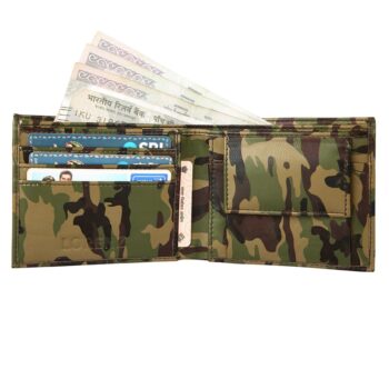 Lorenz Wallet Bi Fold Army Pattern Wallet for Men 3