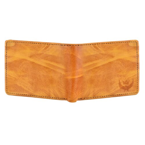 Lorenz Wallet Bi Fold Beige PU Leather Wallet for Men 3