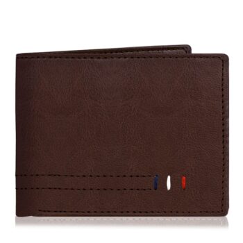 Lorenz Wallet Bi-Fold Brown  PU Leather Wallet for Men