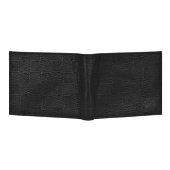 Lorenz Wallet Bi Fold PU Leather Texture Wallet for Men Black 3