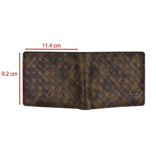 Lorenz Wallet Bi Fold Synthetic Leather Wallet for Men Brown 3