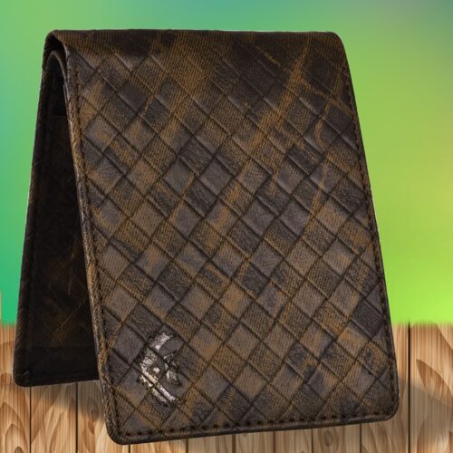 Lorenz Wallet Bi Fold Synthetic Leather Wallet for Men Brown 4