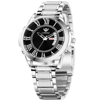 Lorenz Watch Day & Date Edition Black Dial Analog Watch for Men
