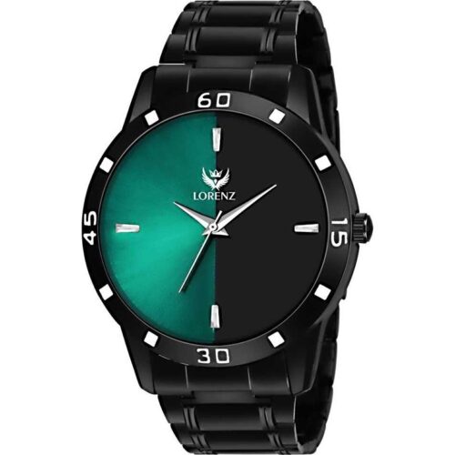 Lorenz Watch Green Black Dial Analogue Watch for men 3