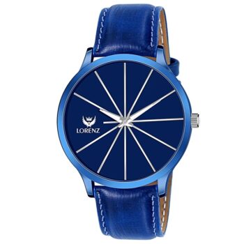 Lorenz Watch Men's On Trend Luxury Finish Blue Dial Watch