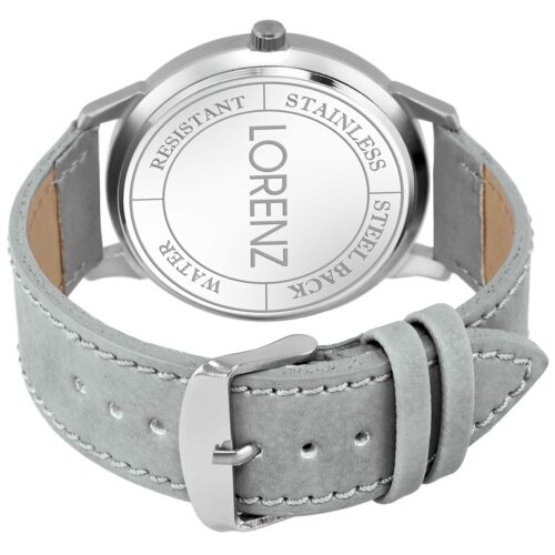 Lorenz Watch Silver Dial Day Date Analog Watch For Men 2