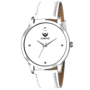 Lorenz Watch Ultra Slim Ceramic White Analog Watch For Men
