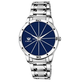 Lorenz watch luxury blue dial analog watch for men