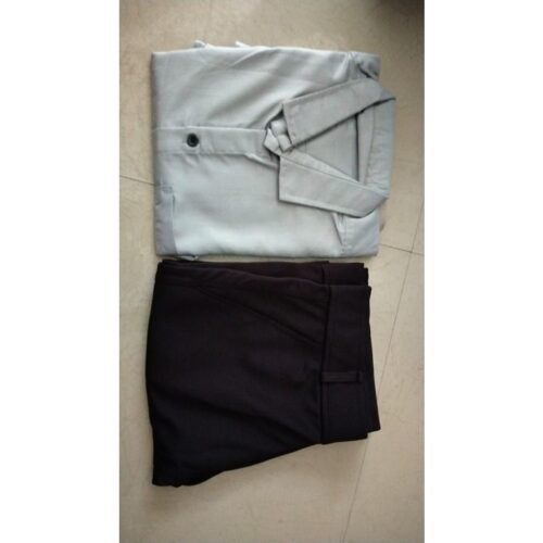 Mens Stylish Premium Pant Shirt Combo Grey Black 1