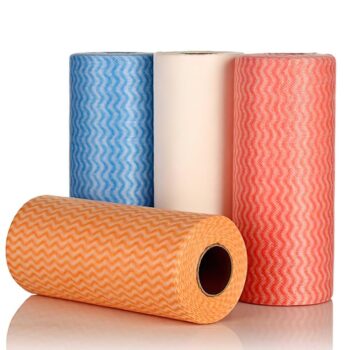 Non Wooven Fabric Disposable Handy Wipe Cleaning Cloth Roll (1pc)
