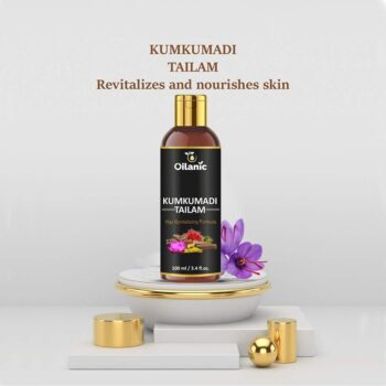 Oilanic Kumkumadi Tailam For Skin Brightening Anti Ageing Pack of 3 Pcs300 ml 2