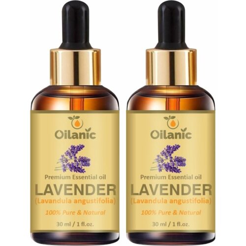 Oilanic Premium Lavender Oil Combo pack of 2 bottles of 30 ml(60 ml)