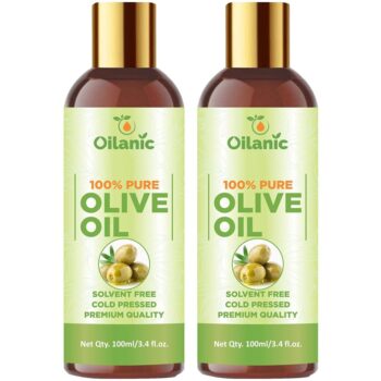 Oilanic Premium Olive Oil Combo pack of 2 bottles of 100 ml(200 ml)