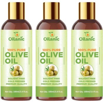 Oilanic Premium Olive Oil Combo pack of 3 bottles of 100 ml(300 ml)