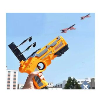 One Click Ejection Model Foam Airplane with 4 Pcs Glider Airplane Launcher Foam Plane Guns Toy for Boys 5