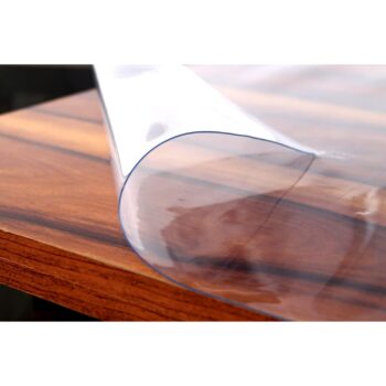 PVC Transparent Multipurpose Water-Resistant Protector for Dining Table, Office Desk, Kitchen Slabs