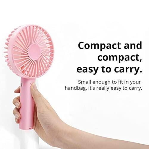Rechargeable Handheld Mini Hand Fan Battery Operated Multicolor 1