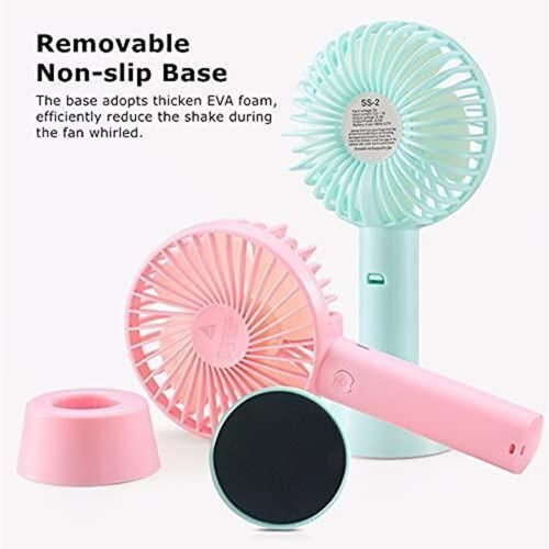 Rechargeable Handheld Mini Hand Fan Battery Operated Multicolor 5