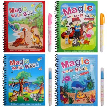 Reusable Magic Water Quick Dry Book Water Coloring Book