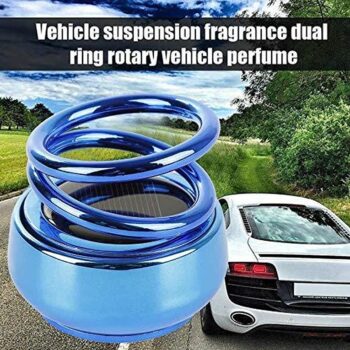 Solar Ring Car Perfume or Solar Energy Rotating Car Perfume 2 1