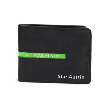 Star Austin Wallet Bi-Fold Black Genuine Leather Wallet for Men (Lorenz)
