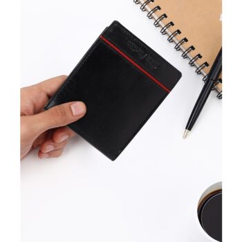 Star Austin Wallet Bi-Fold Black Genuine Leather Wallet for Men (Lorenz) 5