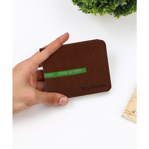 Star Austin Wallet Bi Fold Brown Genuine Leather Wallet for Men Lorenz 5
