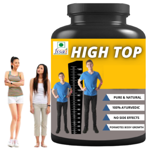 High Top, Height Growth & Height Gain Capsule, Ayurvedic, 30 Capsules