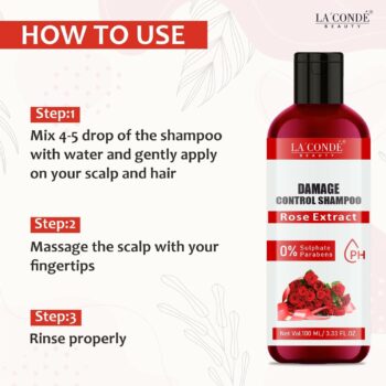 damage control shampoo with rose extract for hair growth pack 2 original imagzhknz6y9wmrz