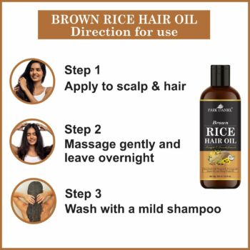 premium brown rice hair oil enriched with vitamin e for strength original imag2dmeaxyhhpsf