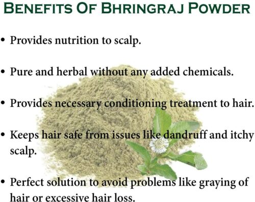 100 100 pure natural bhringraj powder 100 gms donnara organics original imafefh4djgt5ygj