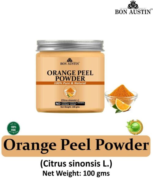 100 100 pure natural orange peel powder 100 gms powder bon original imafryt59hpvbrkt