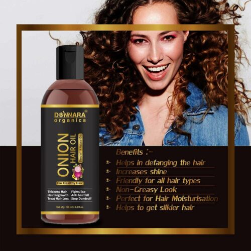 100 onion herbal hair oil for hair regrowth anti hair fall original