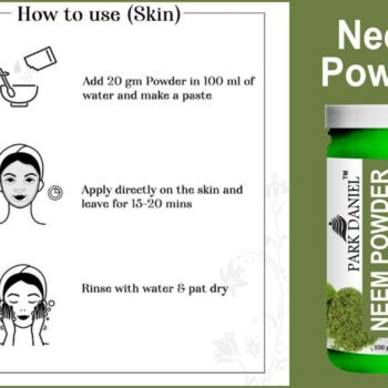 100 premium neem powder for skin and hair 100 gms park daniel original imag4yhtykeah4fy