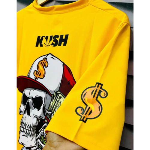 Rarescape Kush Skull Print Tshirt