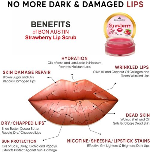 16 premium strawberry lip scrub for tanned darkened lips original imag8w45hsmgykmh