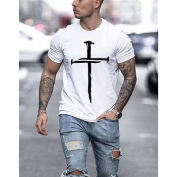 Men's Closet Cross Printed Tshirt