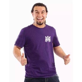 Cotton Purple Amiri Tshirt for Men