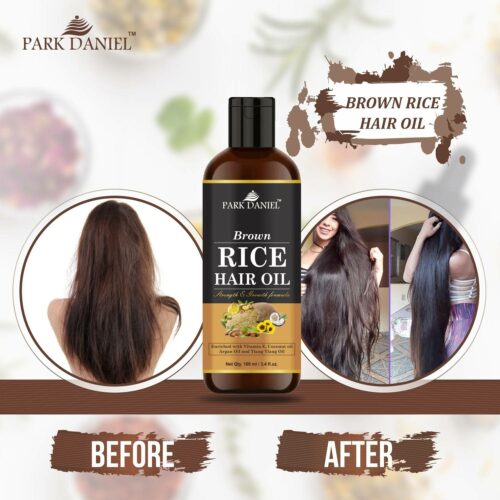 60 premium brown rice hair oil enriched with vitamin e for original imag93u7fvcdjmrh