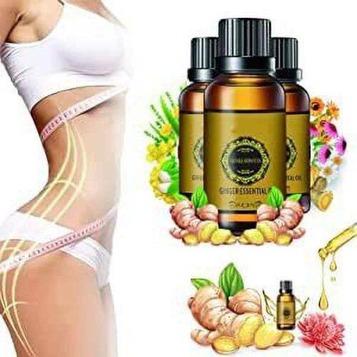 90 belly drainage tummy cut ginger massage oil pack of 3 30 ml original imaggf6bs68gcs5c