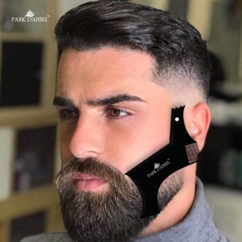 Aberlite ClearShaper 2.0 - Beard Shaper Kit w/Two Barber Pencils - Premium  Shaping Tool - 100% Clear | Many Styles - The Ultimate Beard/Hair Lineup
