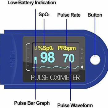 digitrendzz fingertip pulse oximeter for blood oxygen spo2 level original imafu2bkhquyax3n
