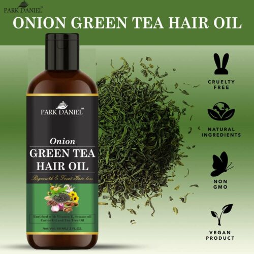 premium onion green tea hair oil enriched with vitamin e for original imag2dmdyyj3p7bt
