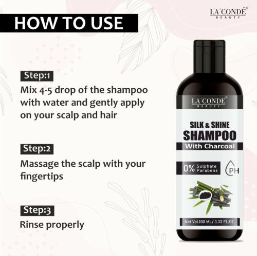 silk shine shampoo with activated charcoal stronger hair pack of original imagzhknfrwanhum