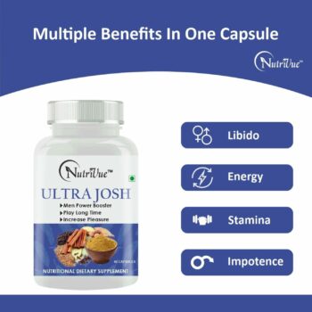 ultra josh supplement for men strength stamina power 60 capsules original imagezxz3ynrfhwg