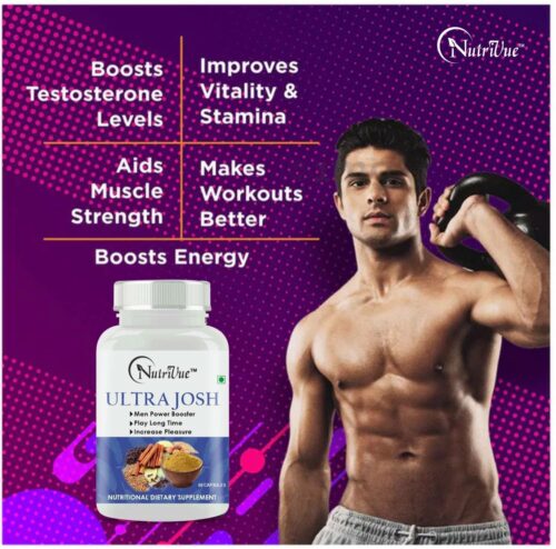 ultra josh supplement for men strength stamina power 60 capsules original